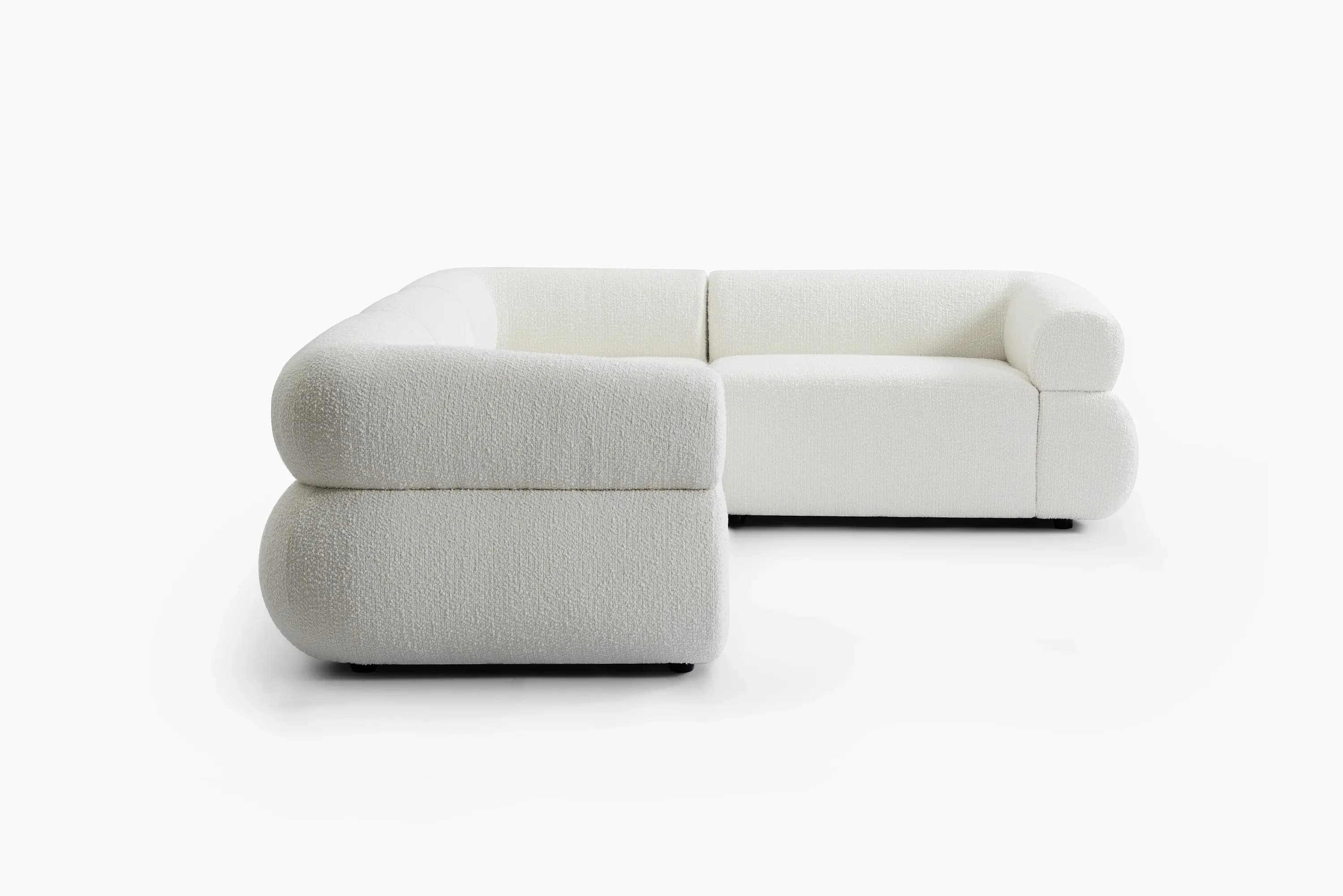4-piece hjørnesofa i Bouclé