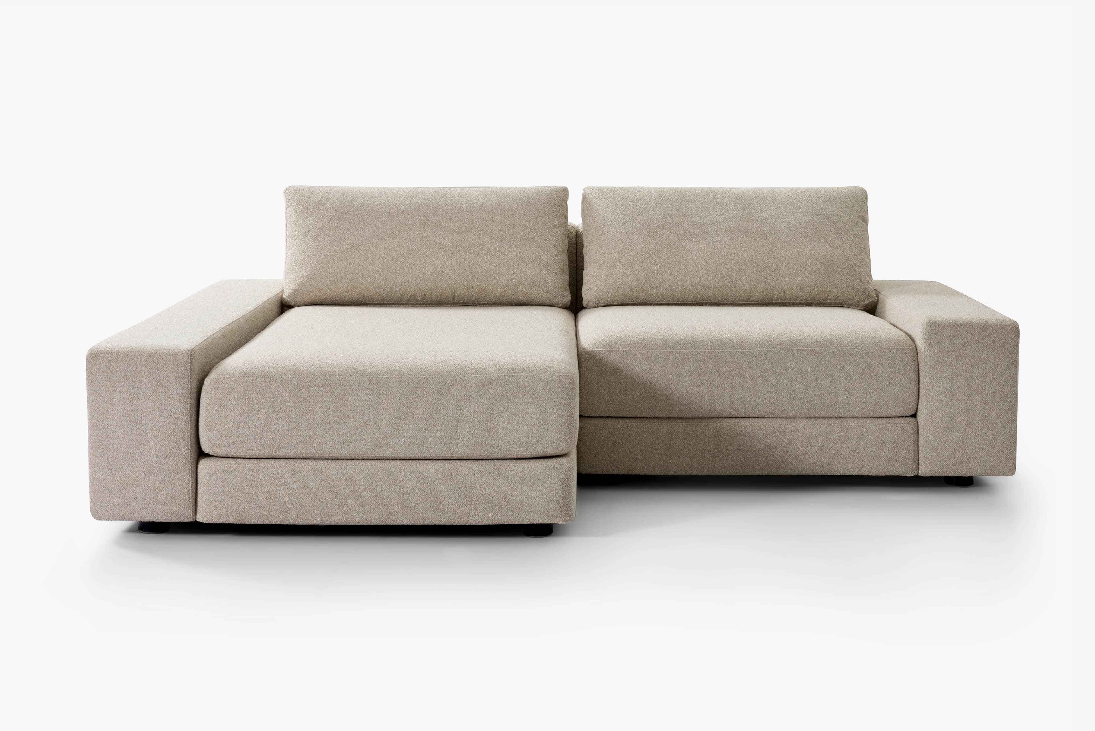 2-piece chaiselong i Cambie Bouclé