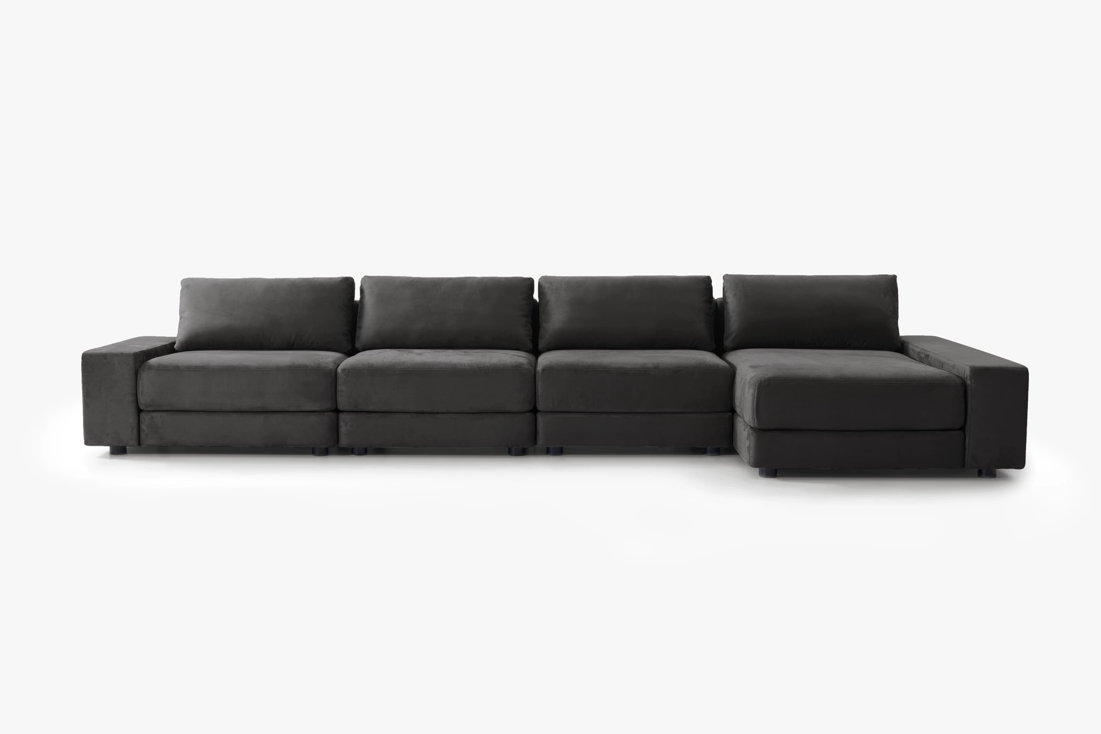 4-piece chaiselong i Eco Ruskind