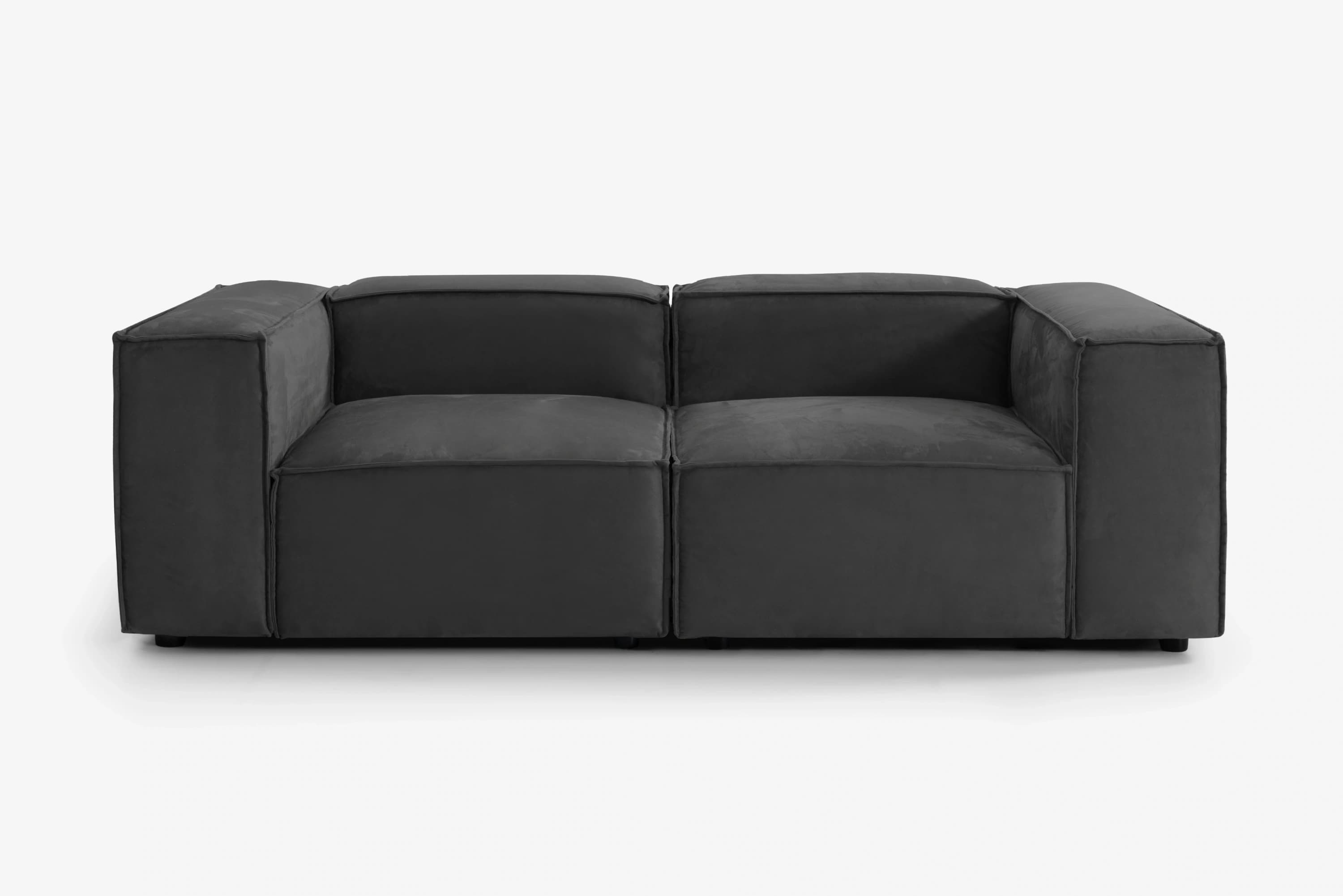 2-piece modulsofa m. aftageligt betræk i Eco Ruskind