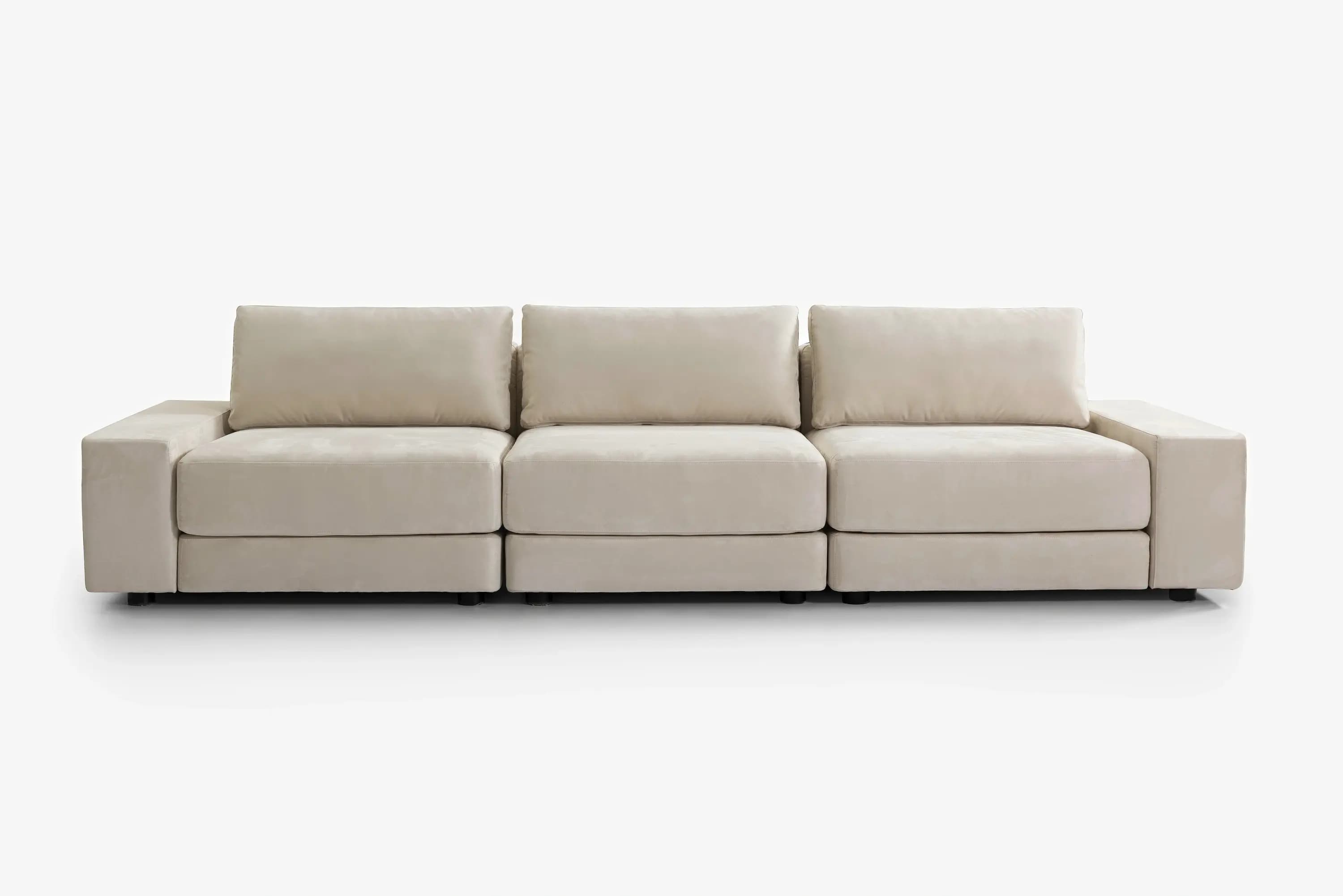 3-piece modulsofa i Eco Ruskind