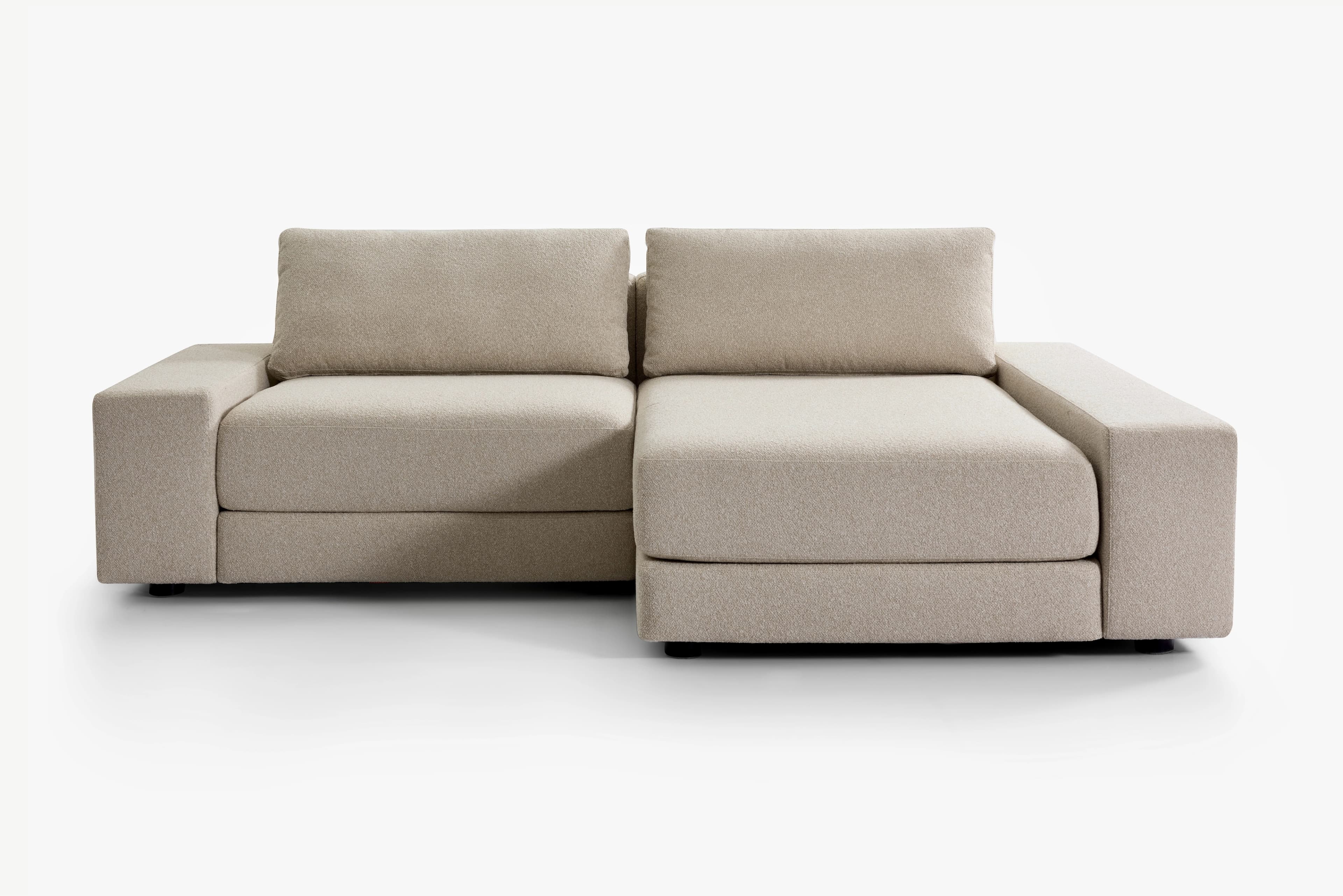 2-piece chaiselong i Cambie Bouclé